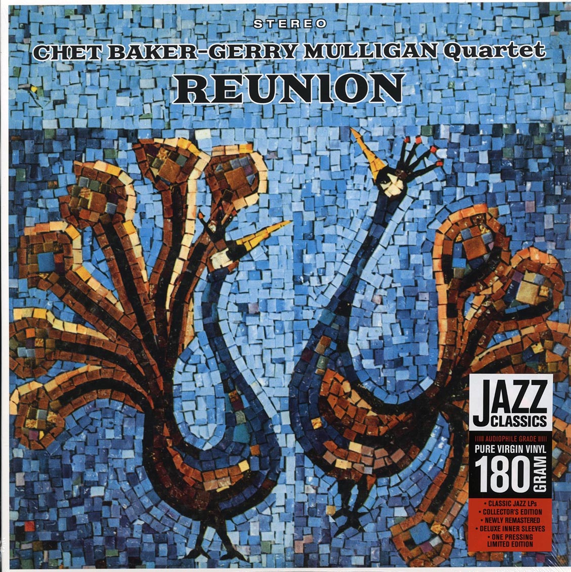 Chet Baker, Gerry Mulligan Quartet - Reunion (+ 3 bonus tracks) (DMM) (ltd. ed.) (180g) (High-Def VV) (remastered)