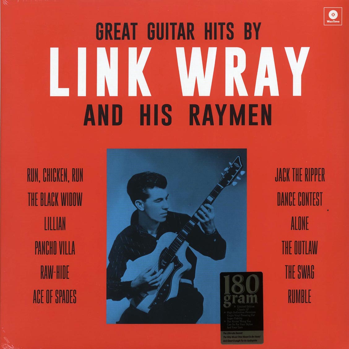 Link Wray & His Wraymen - Great Guitar Hits By Link Wray & His Raymen (+ 5 bonus tracks) (DMM) (ltd. ed.) (180g) (High-Def VV)