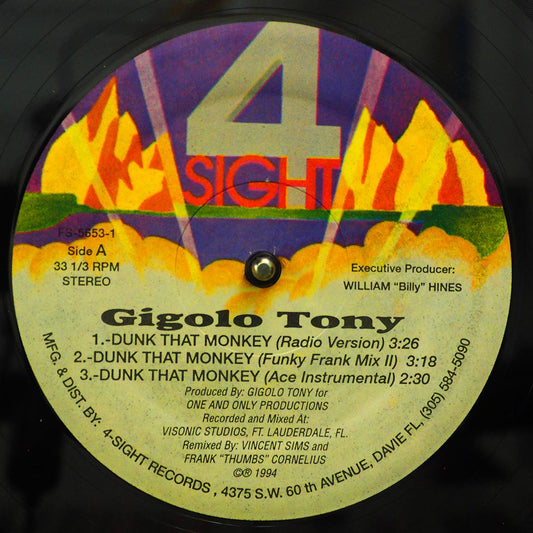 Gigolo Tony - Dunk That Monkey EP (orig. press)