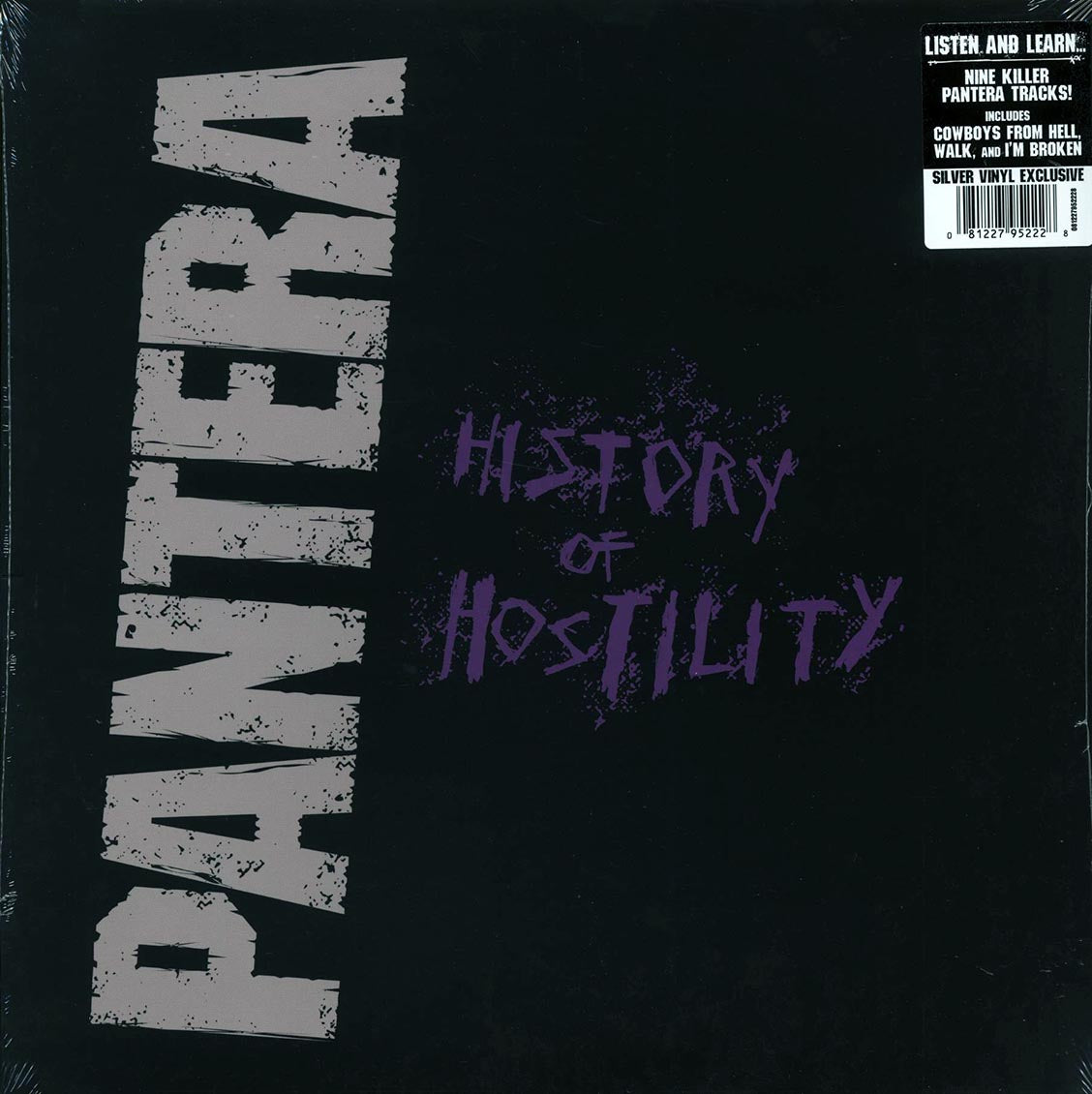 Pantera - History Of Hostility (silver vinyl)