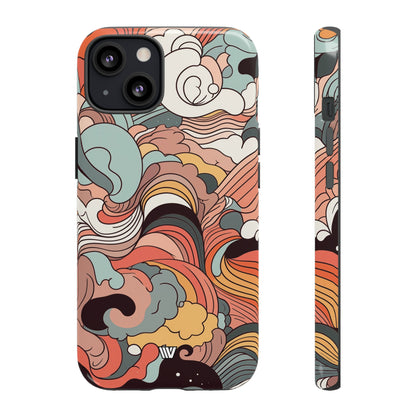 ABSTRACT DOODLE CLOUDS | Tough Phone Case