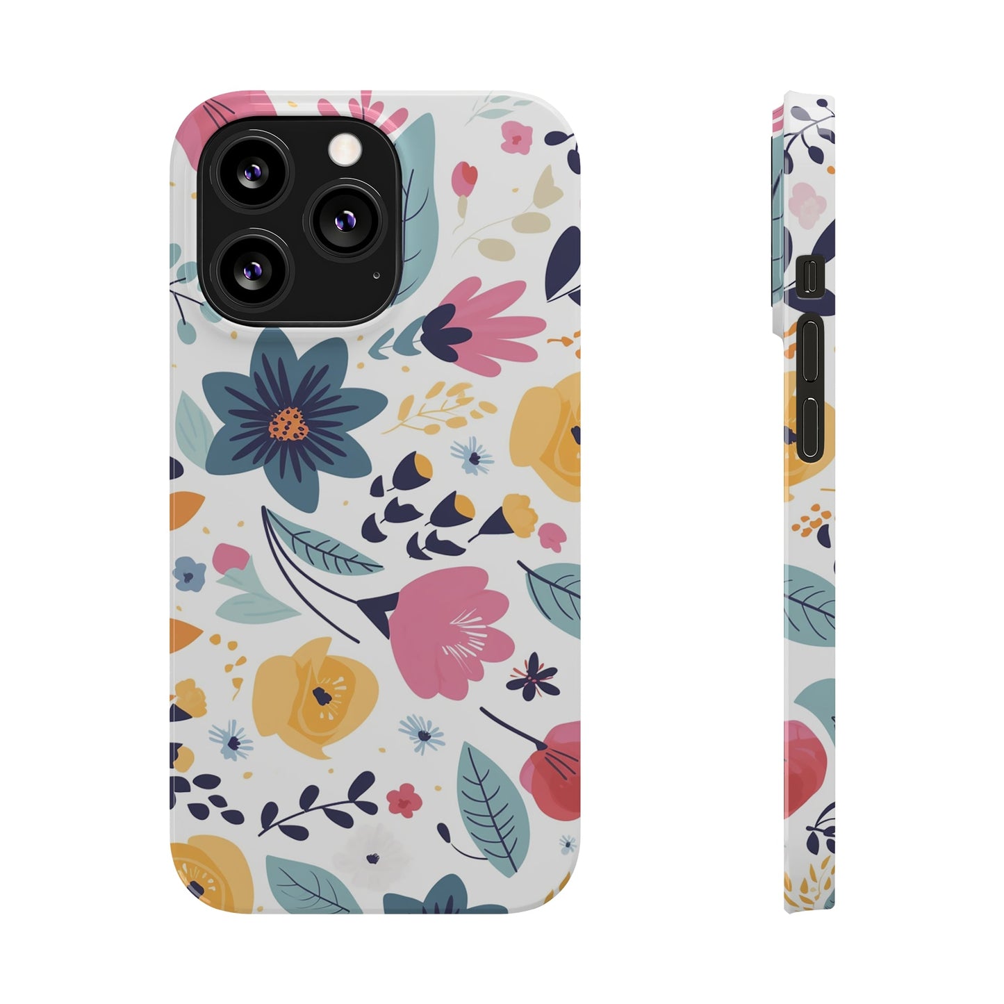 FLOWER PATTERN | Slim iPhone Case