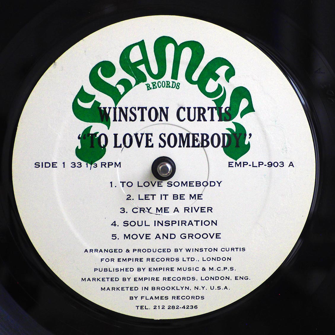 Winston Curtis - To Love Somebody