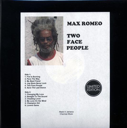 Max Romeo - Two Face People (Jamaica press) (orig. press) (plain jacket)