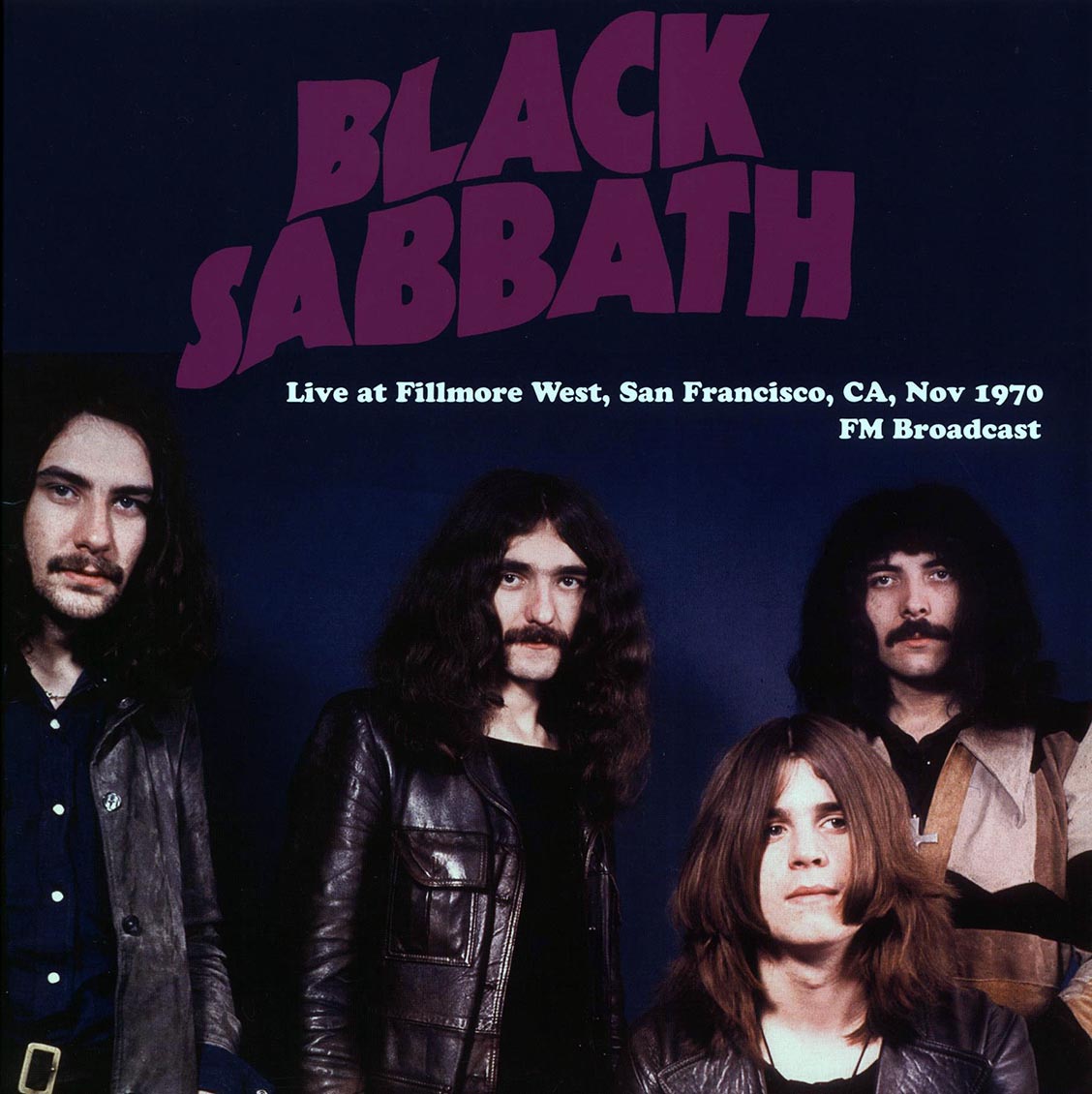 Black Sabbath - Live At Fillmore West, San Francisco, CA, Nov 1970 FM Broadcast (ltd. 500 copies made) (magenta vinyl)