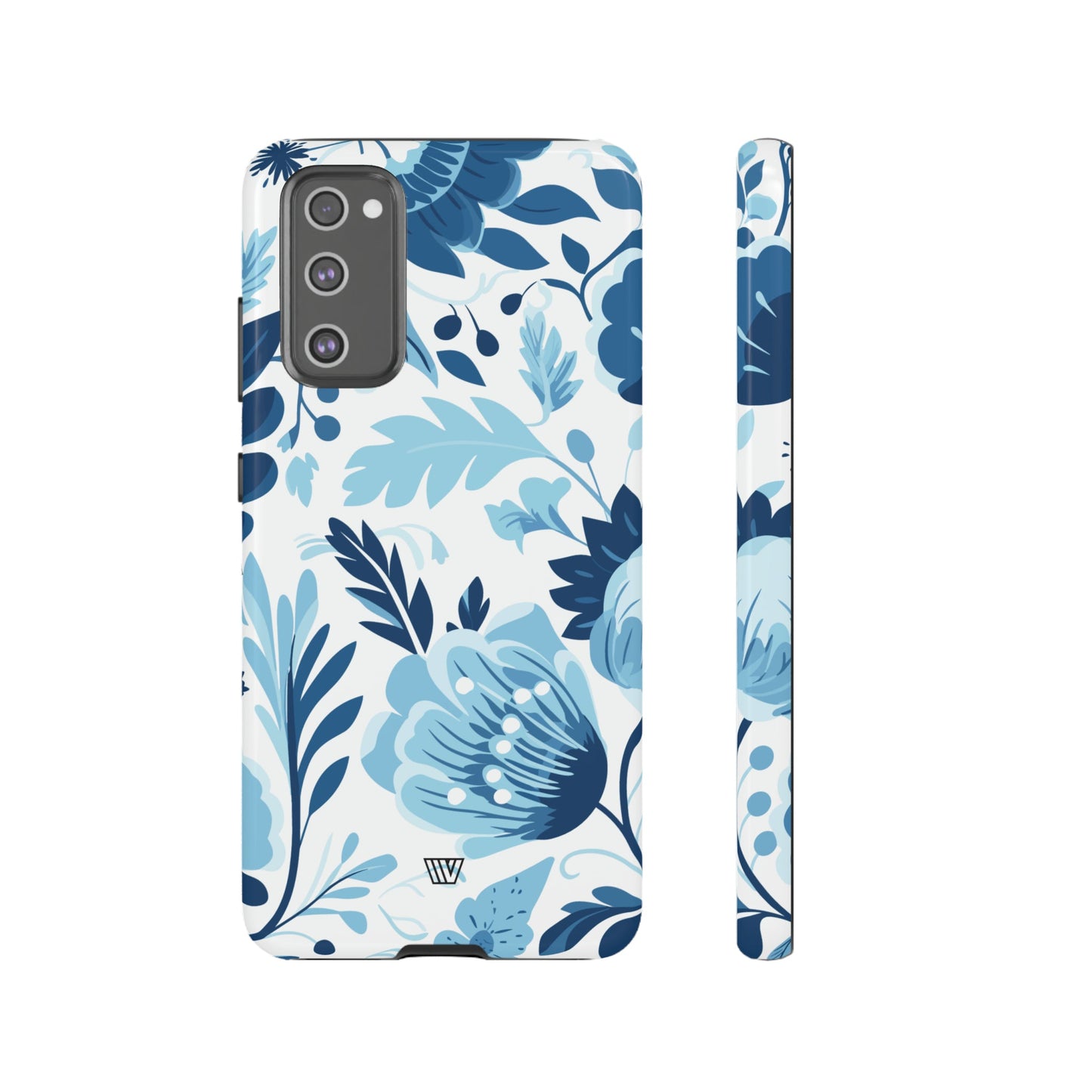 BLUE WHITE FLOWERS | Tough Phone Case