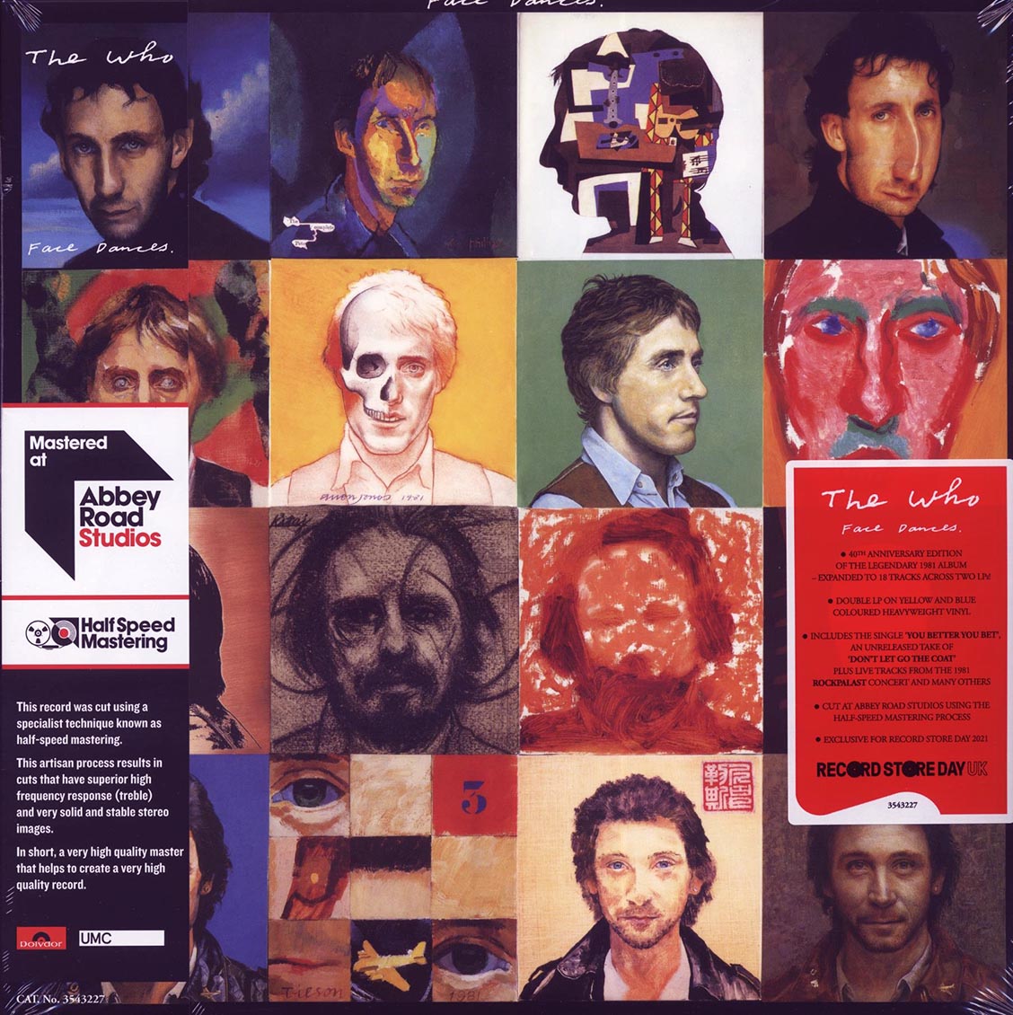 The Who - Face Dances (40th Anniv. Ed.) (+ 10 bonus tracks) (RSD 2021) (2xLP) (180g) (colored vinyl)