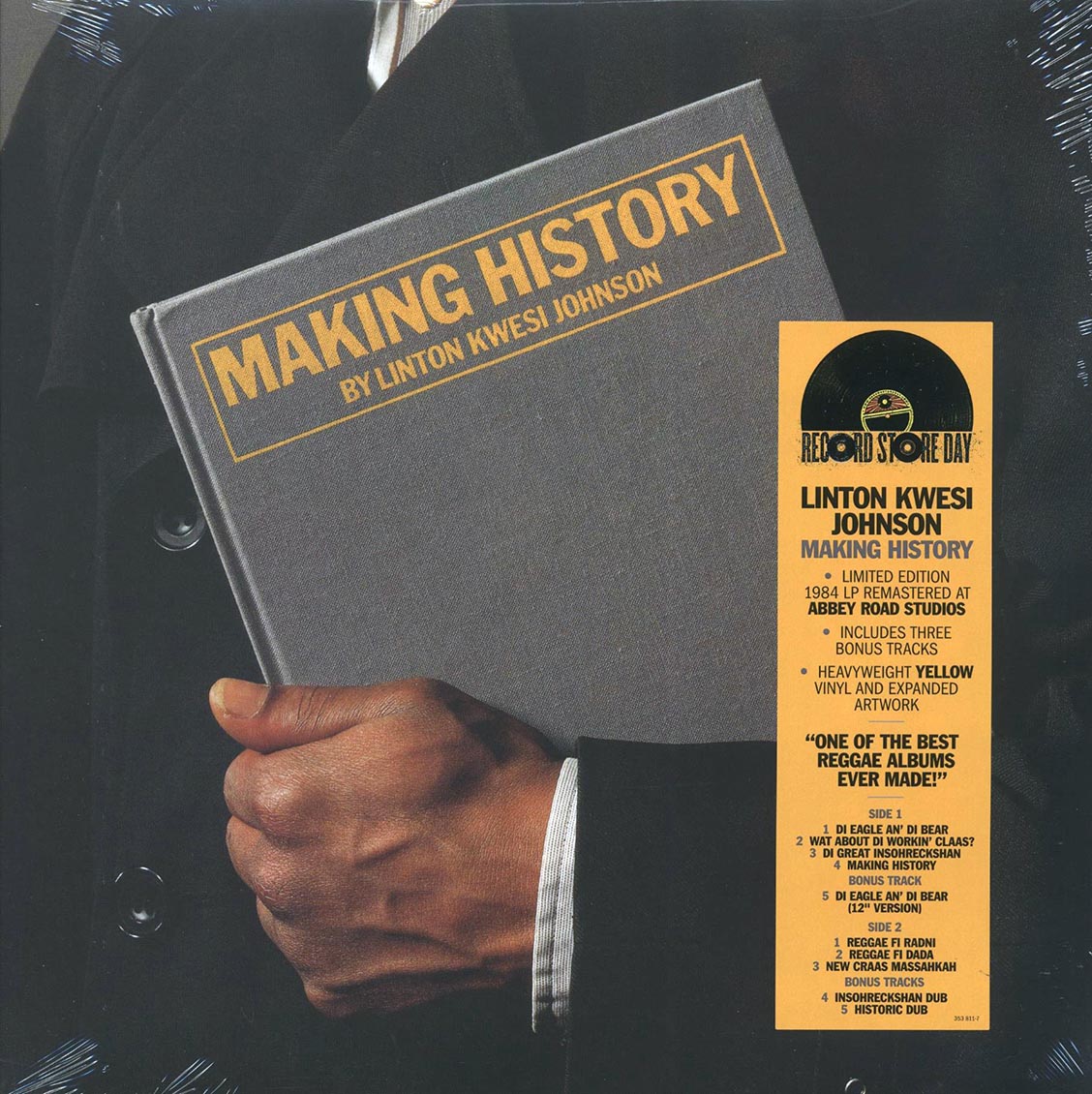 LKJ - Making History (+ 4 bonus tracks) (RSD 2021) (180g) (yellow vinyl) (remastered)