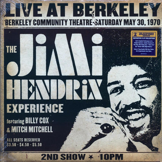 The Jimi Hendrix Experience - Live At Berkeley: Berkeley Community Theatre Saturday May 30, 1970 (2xLP) (180g)