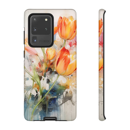 WATERCOLOR TULIPS | Tough Phone Case