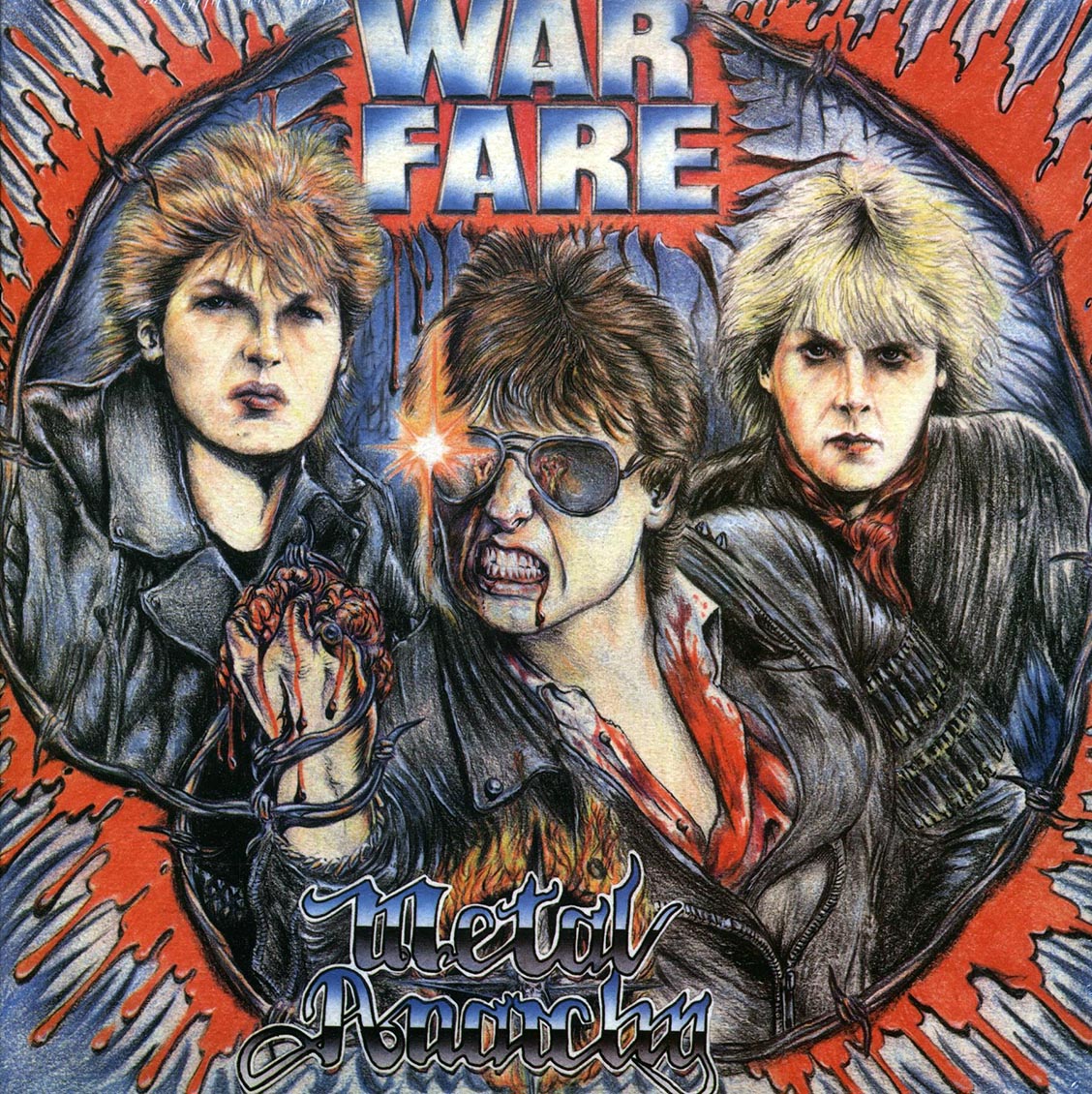 Warfare - Metal Anarchy (clear vinyl)