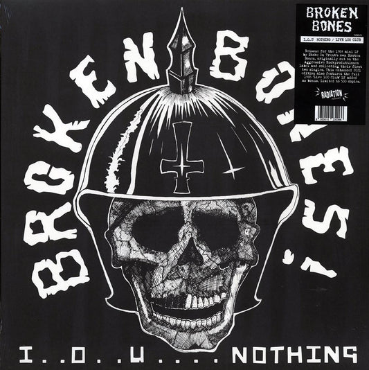 Broken Bones - IOU Nothing/Live 100 Club (ltd. 500 copies made)