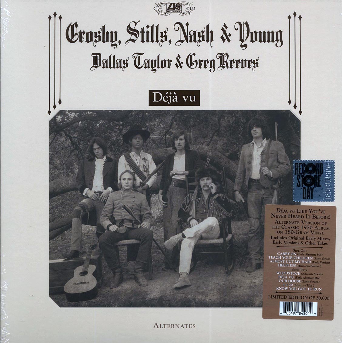 Crosby, Stills, Nash & Young, Dallas Taylor, Greg Reeves - Déjà Vu (Alternates) (50th Anniv. Ed.) (RSD 2021) (ltd. ed.) (180g)