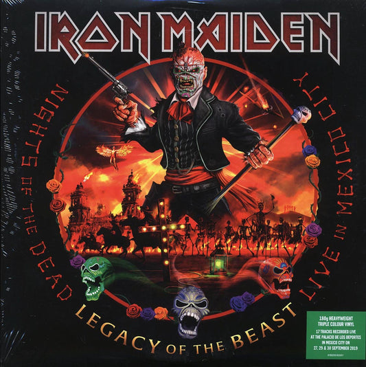 Iron Maiden - Nights Of The Dead, Legacy Of The Beast: Live In Mexico City (ltd. ed.) (3xLP) (180g) (colored vinyl)