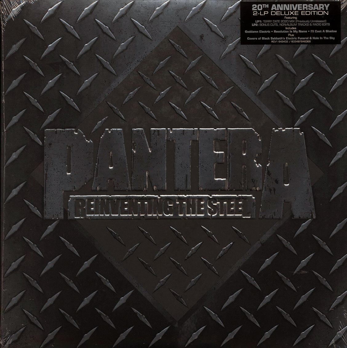 Pantera - Reinventing The Steel (20th Anniv. Ed.) (ltd. ed.) (2xLP) (180g) (remastered) (deluxe edition) (silver vinyl)