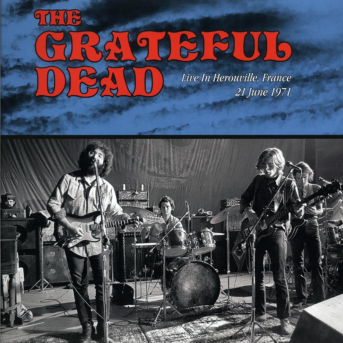 Grateful Dead - Live In Herouville, France 21 June 1971 (ltd. 500 copies made) (blue vinyl)