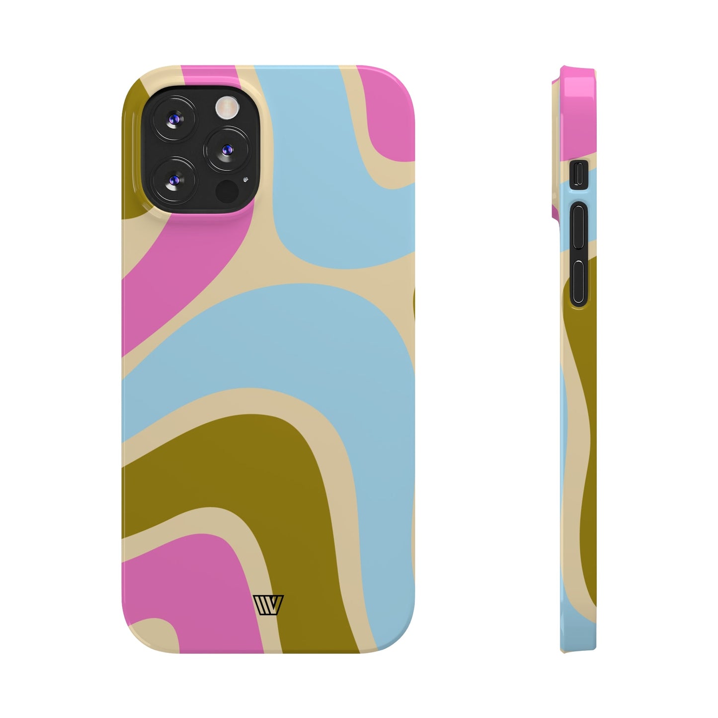 LARGE GROOVY WAVES | Slim iPhone Case