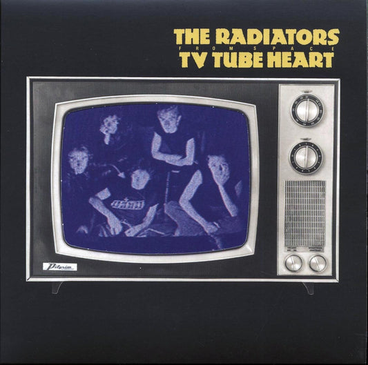 The Radiators From Space - TV Tube Heart (die-cut jacket) (ltd. 500 copies made) (10") (yellow vinyl)