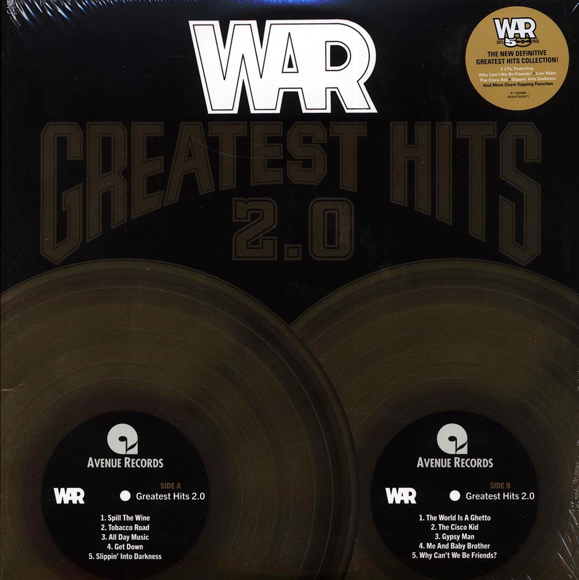 War - Greatest Hits 2.0 (50th Anniv. Ed.) (2xLP)