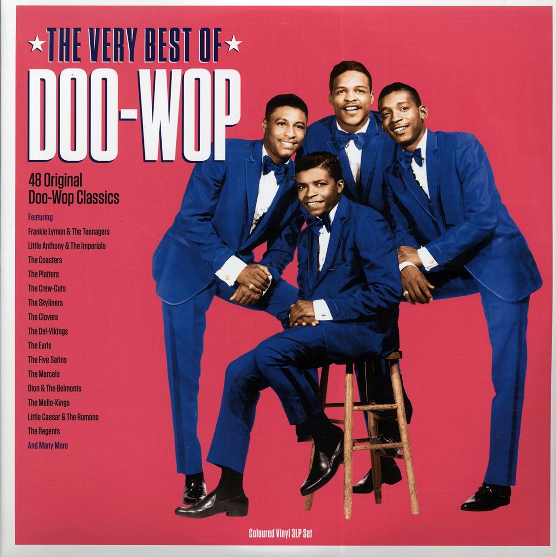 The Coasters, The Platters, Frankie Lymon & The Teenagers, Etc. - The Very Best Of Doo-Wop (48 tracks) (3xLP) (colored vinyl)