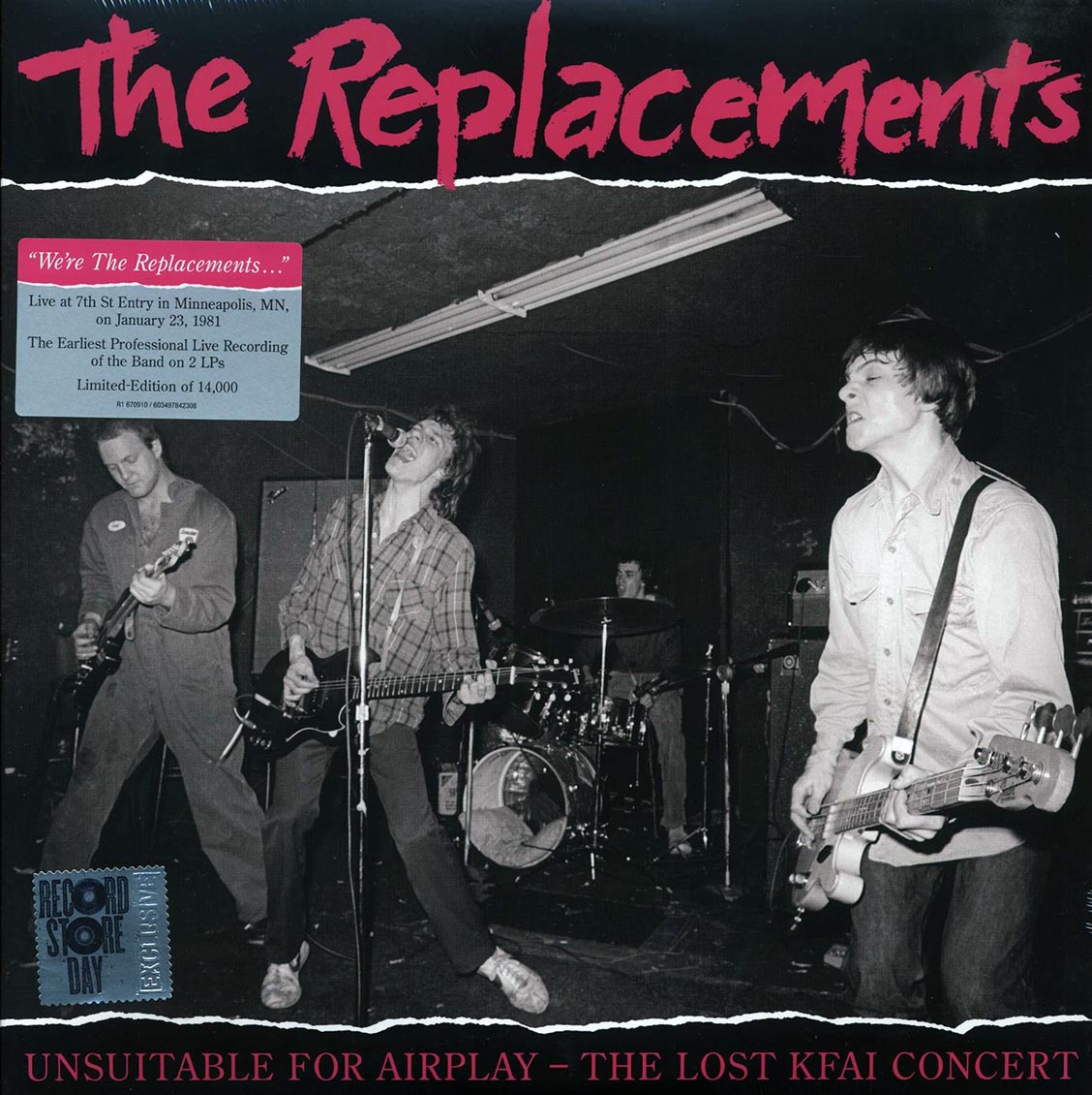 The Replacements - Unsuitable For Airplay: The Lost KFAI Concert (RSD 2022) (ltd. ed.) (2xLP)