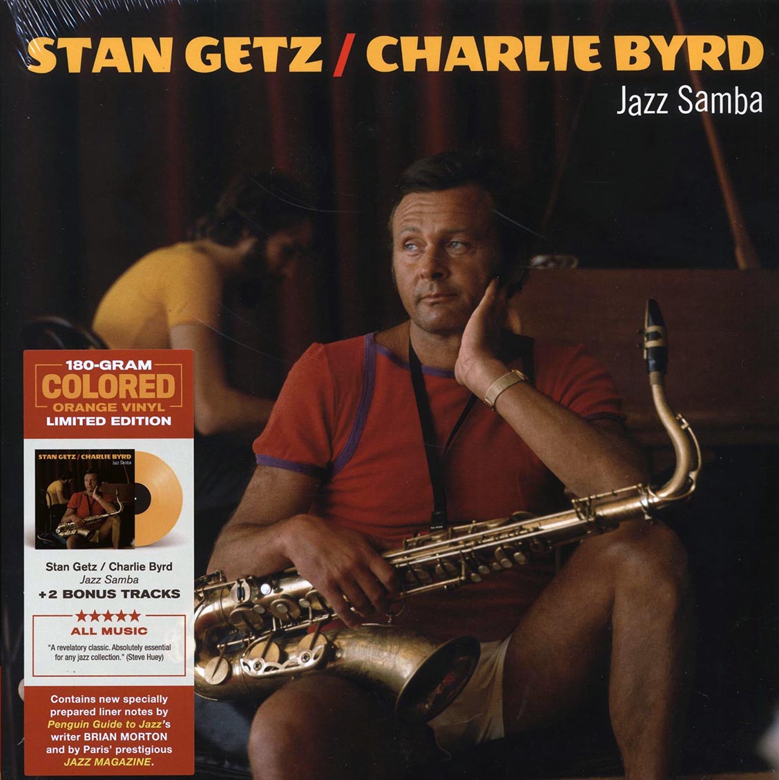 Stan Getz, Charlie Byrd - Jazz Samba (+ 3 bonus tracks) (DMM) (ltd. ed.) (180g) (orange vinyl)