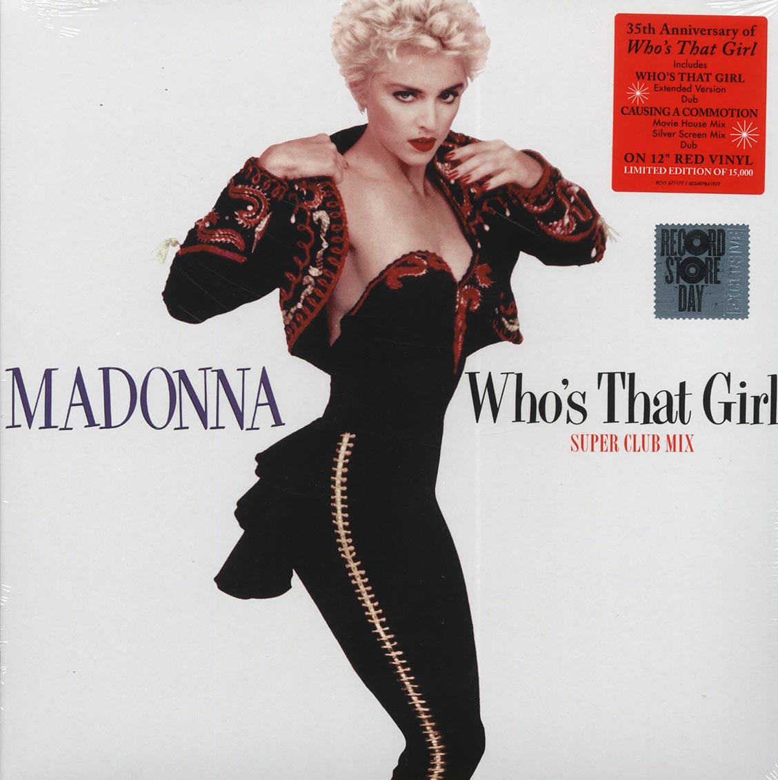 Madonna - Who's That Girl: Super Club Mix (RSD 2022) (ltd. ed.) (red vinyl)