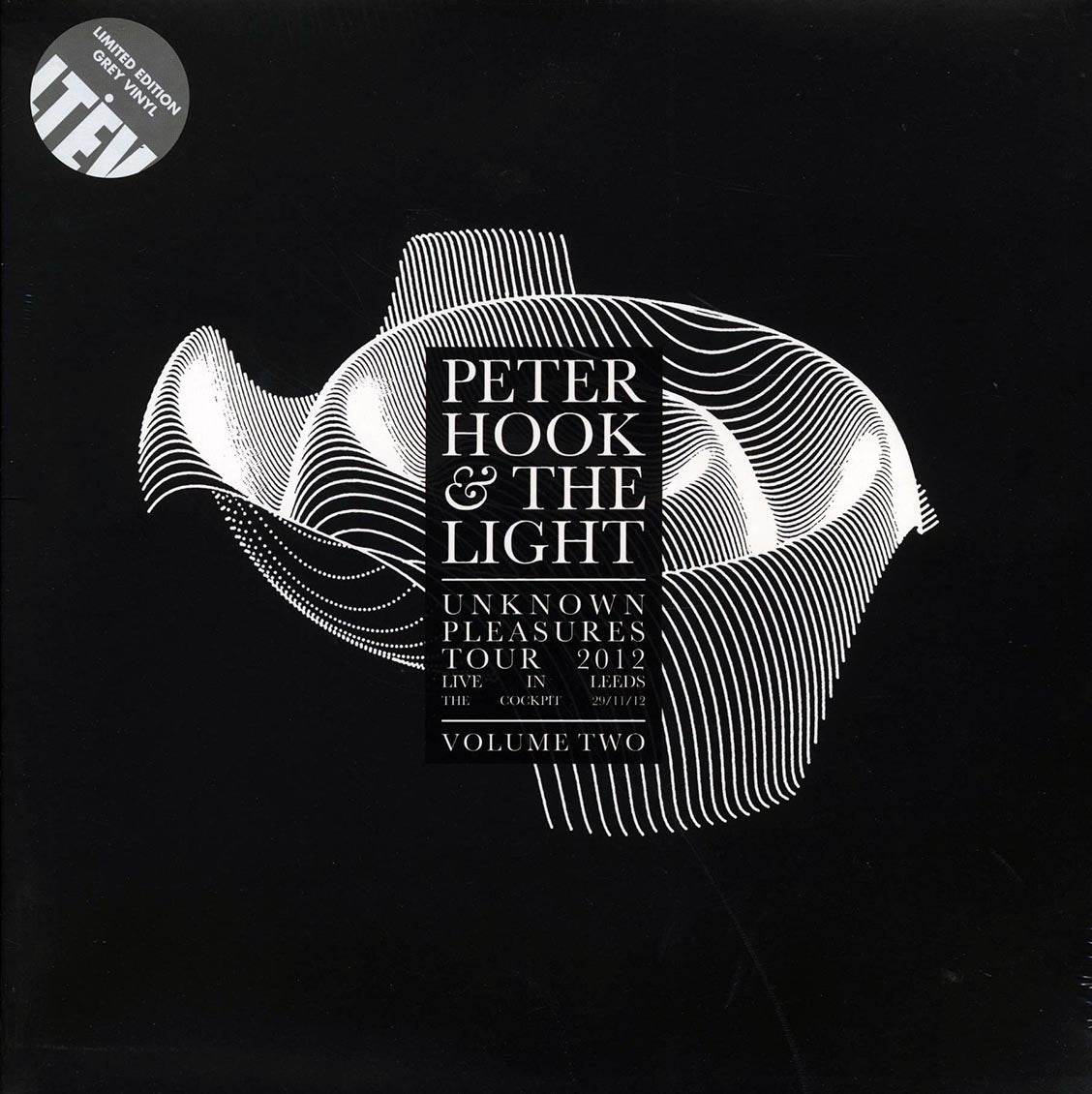 Peter Hook & The Light - Unknown Pleasures Tour 2012 Volume 2: Live In Leeds, The Cockpit, 29/11/12 (RSD 2017) (ltd. ed.) (gray vinyl)