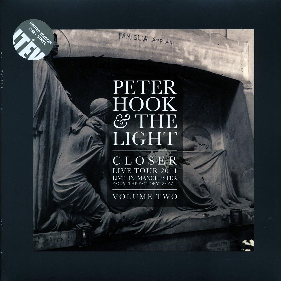 Peter Hook & The Light - Closer Live Tour 2011 Volume 2: Live In Manchester, Fac251 The Factory 18/05/11 (RSD 2017) (ltd. ed.) (gray vinyl)