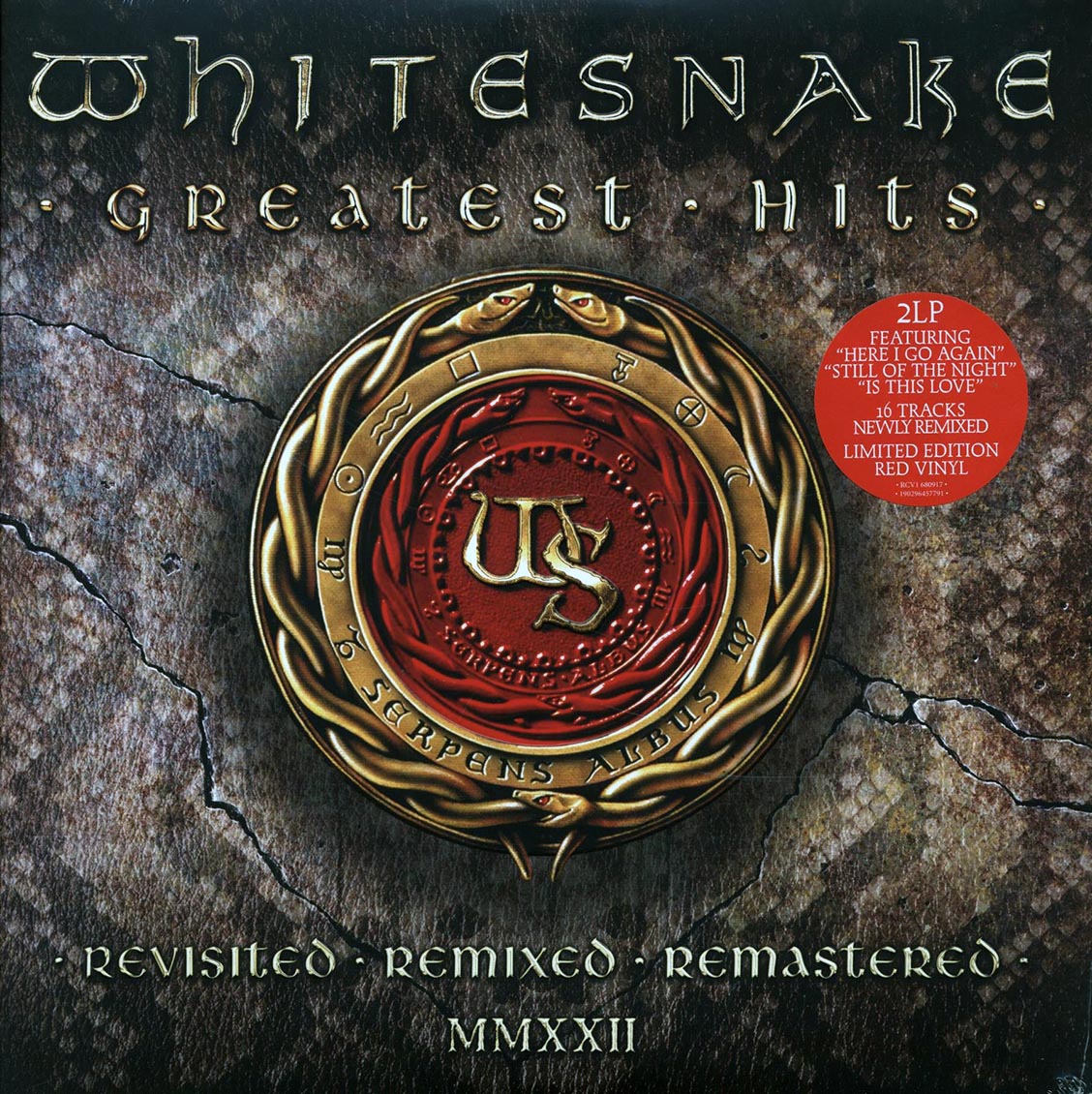 Whitesnake - Greatest Hits: Revisited, Remixed, Remastered MMXXII (ltd. ed.) (2xLP) (red vinyl)