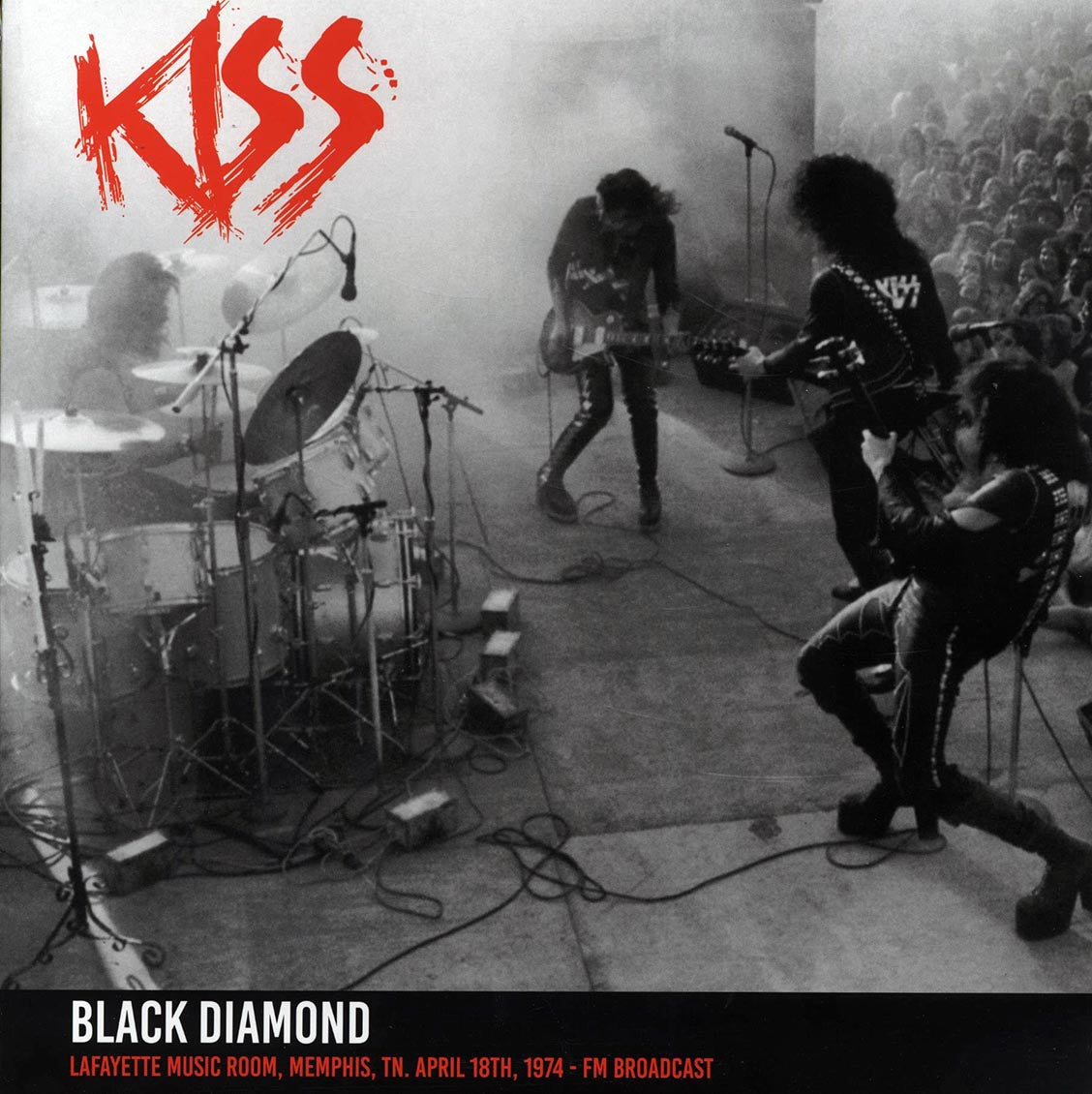 Kiss - Black Diamond: Lafayette Music Room, Memphis, TN, April 18th, 1974 FM Broadcast (ltd. 500 copies made) (red vinyl)