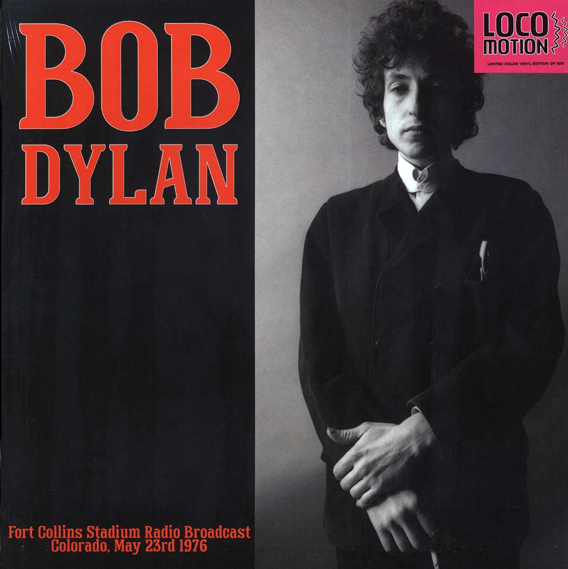 Bob Dylan - Fort Collins Stadium Radio Broadcast, Colorado, May 23rd 1976 (ltd. 300 copies made) (colored vinyl)