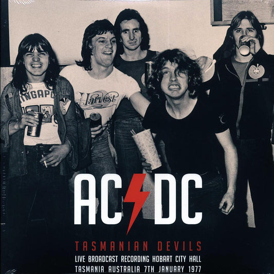 AC/DC - Tasmanian Devils: Live Broadcast Recording, Hobart City Hall, Tasmania, Australia, 7th January 1977 (2xLP)