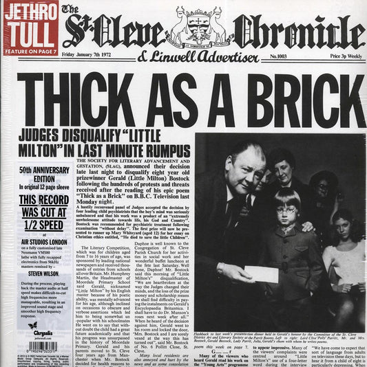 Jethro Tull - Thick As A Brick (50th Anniv. Ed.) (ltd. ed.)