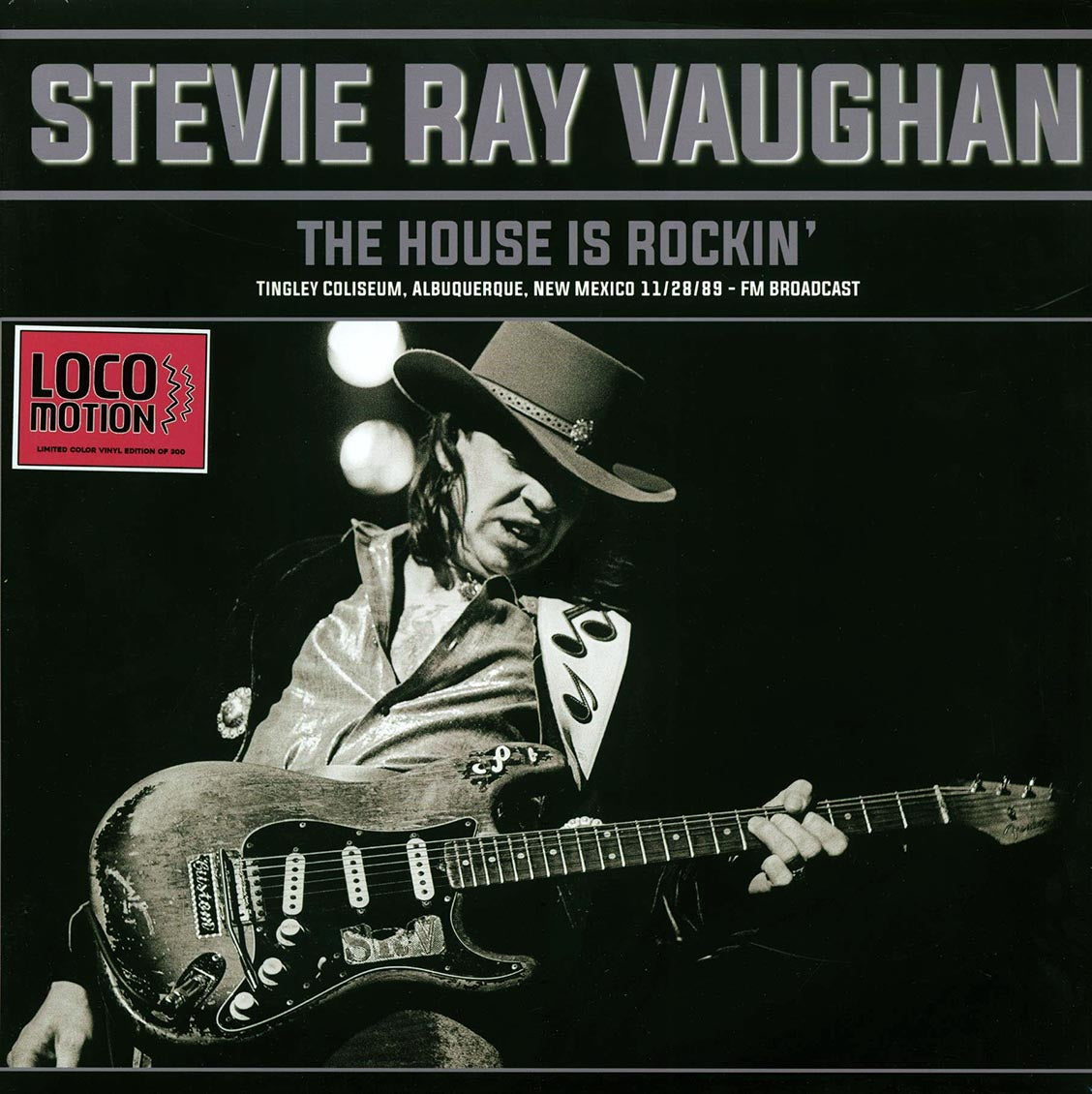 Stevie Ray Vaughan - The House Is Rockin': Tingley Coliseum, Albuquerque, New Mexico 11/28/89 FM Broadcast (ltd. 300 copies made) (colored vinyl)