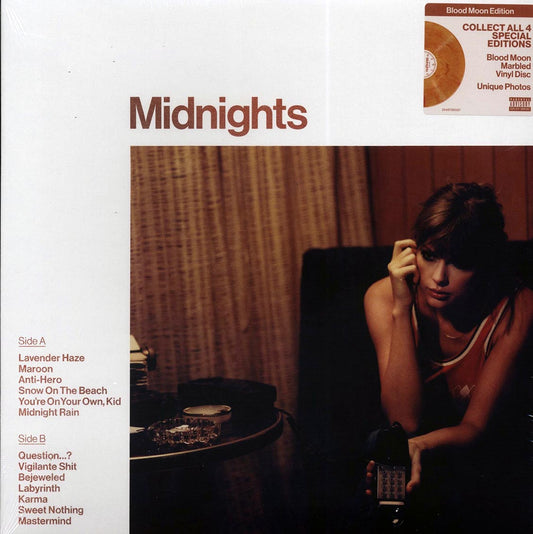 Taylor Swift - Midnights (Blood Moon Marbled Vinyl Edition) (colored vinyl)