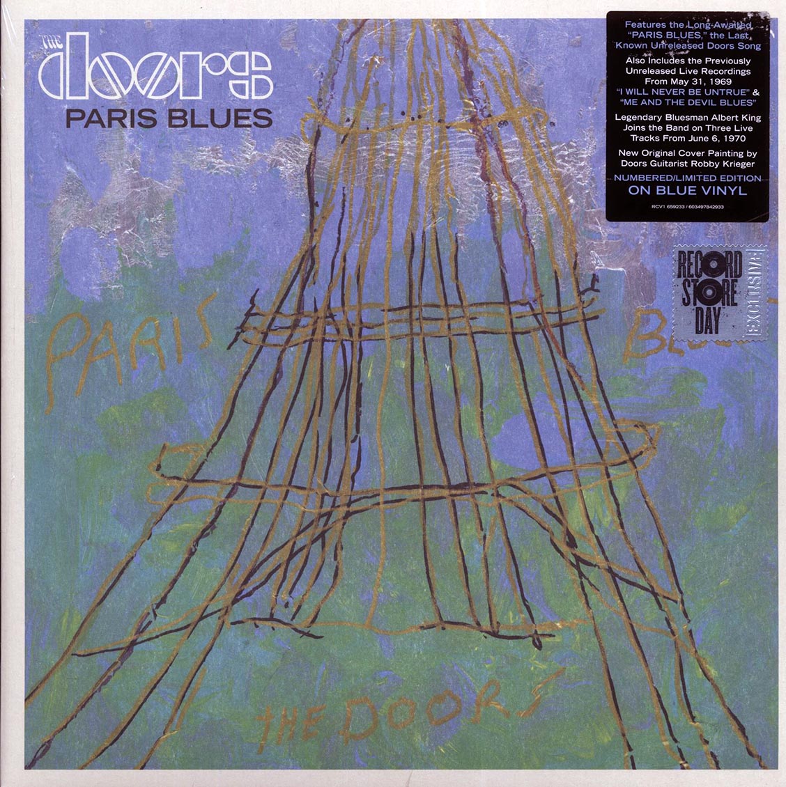 The Doors - Paris Blues (RSD 2022) (numbered ltd.ed.) (blue vinyl)