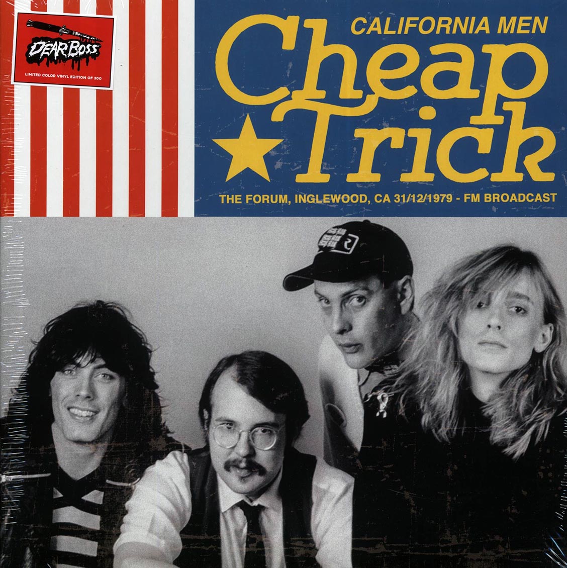 Cheap Trick - California Men: The Forum, Inglewood, CA 31/12/1979 FM Broadcast (ltd. 300 copies made) (colored vinyl)