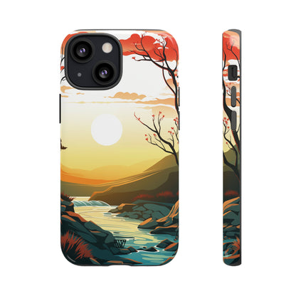 RIVER SUNSET | Tough Phone Case