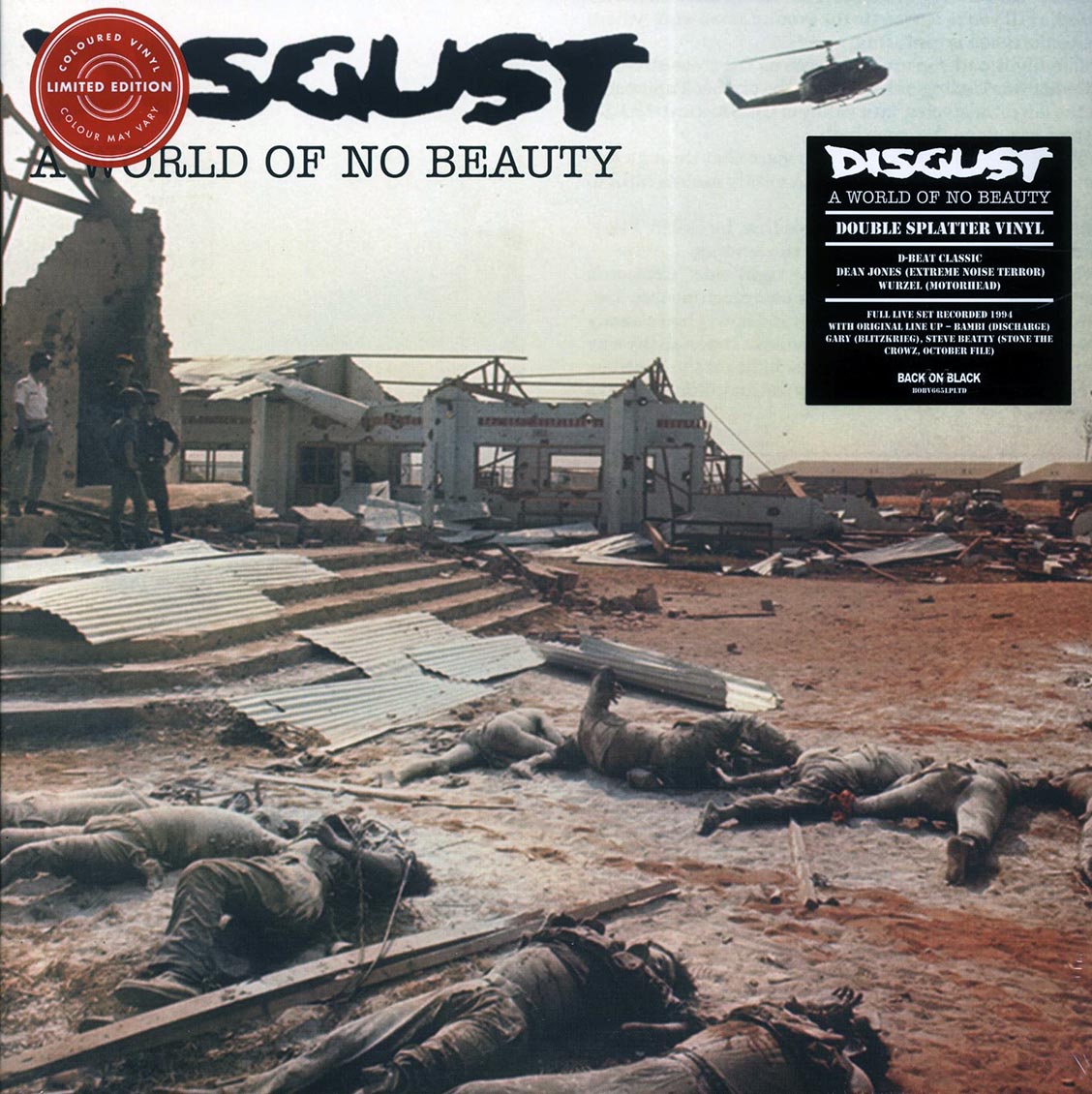 Disgust - A World Of No Beauty + Thrown Into Oblivion (ltd. ed.) (2xLP) (splatter vinyl)