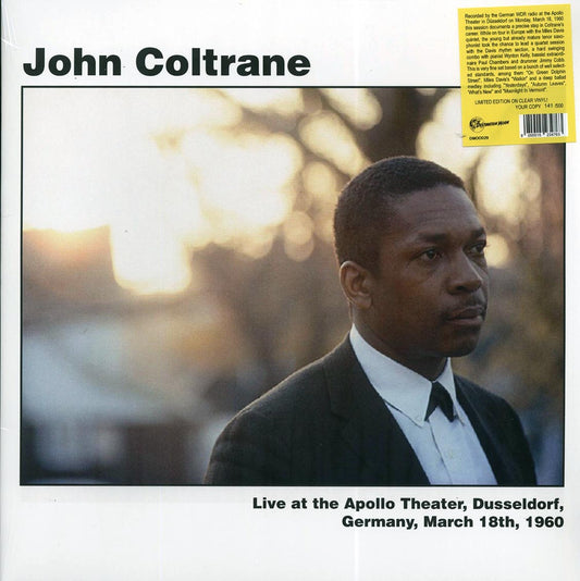 John Coltrane - Live At The Apollo Theatre, Dusseldorf, Germany, March 18th, 1960 (ltd. 500 copies made) (clear vinyl)