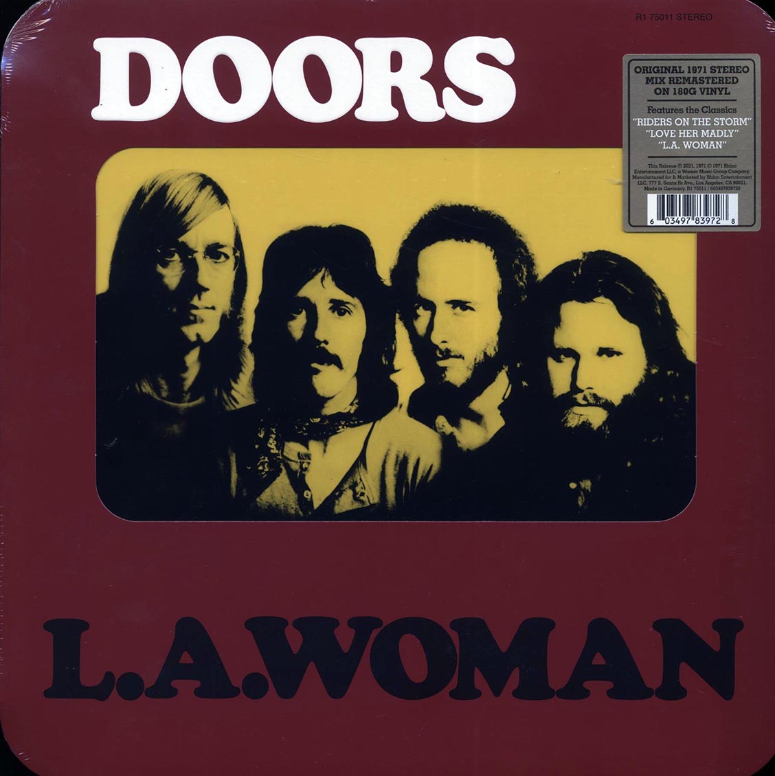 The Doors - LA Woman (50th Anniv. Ed.) (die-cut jacket) (stereo) (180g) (radius corners)