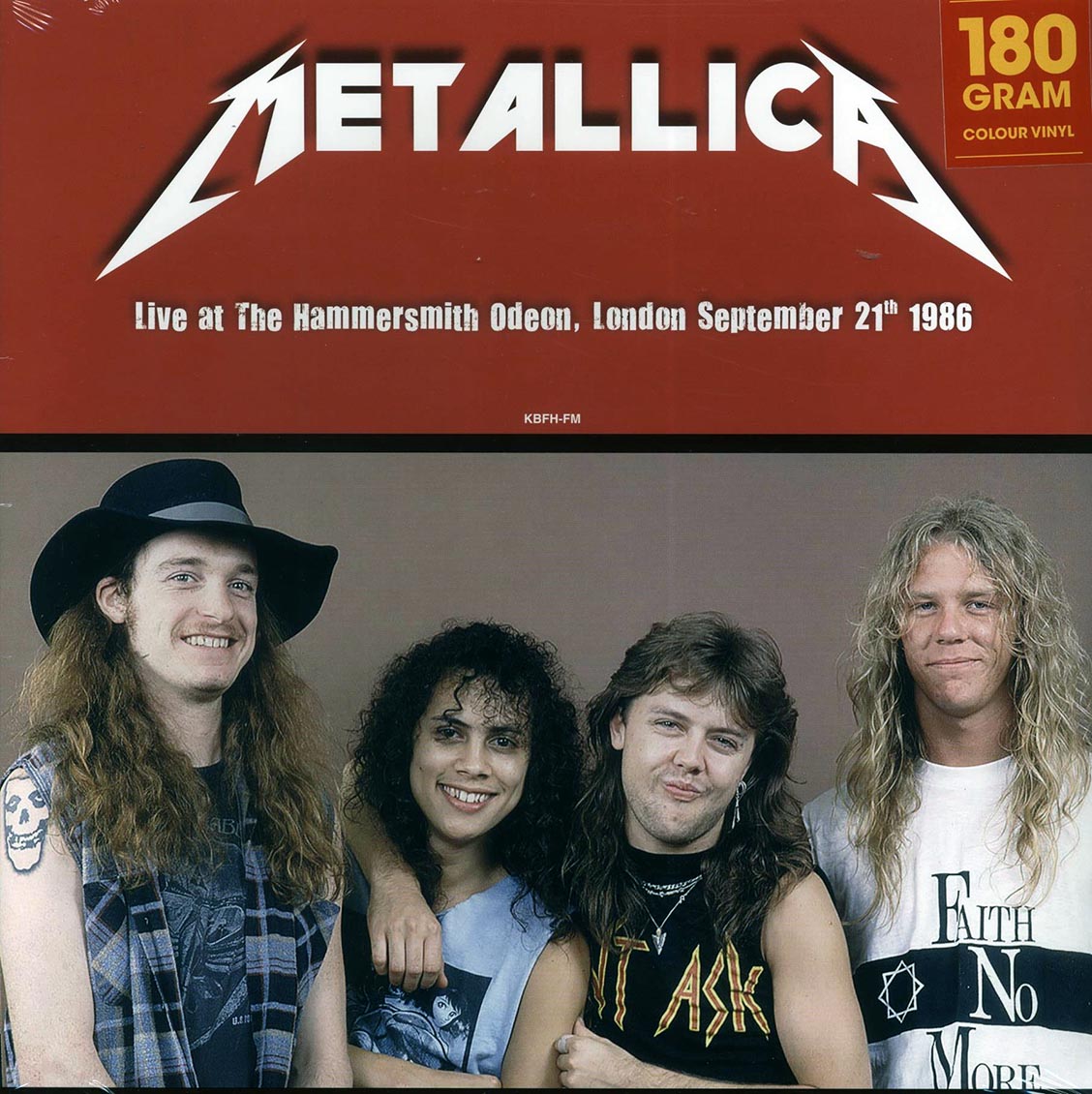 Metallica - Live At Hammersmith Odeon, London September 21st 1986 (180g) (colored vinyl)