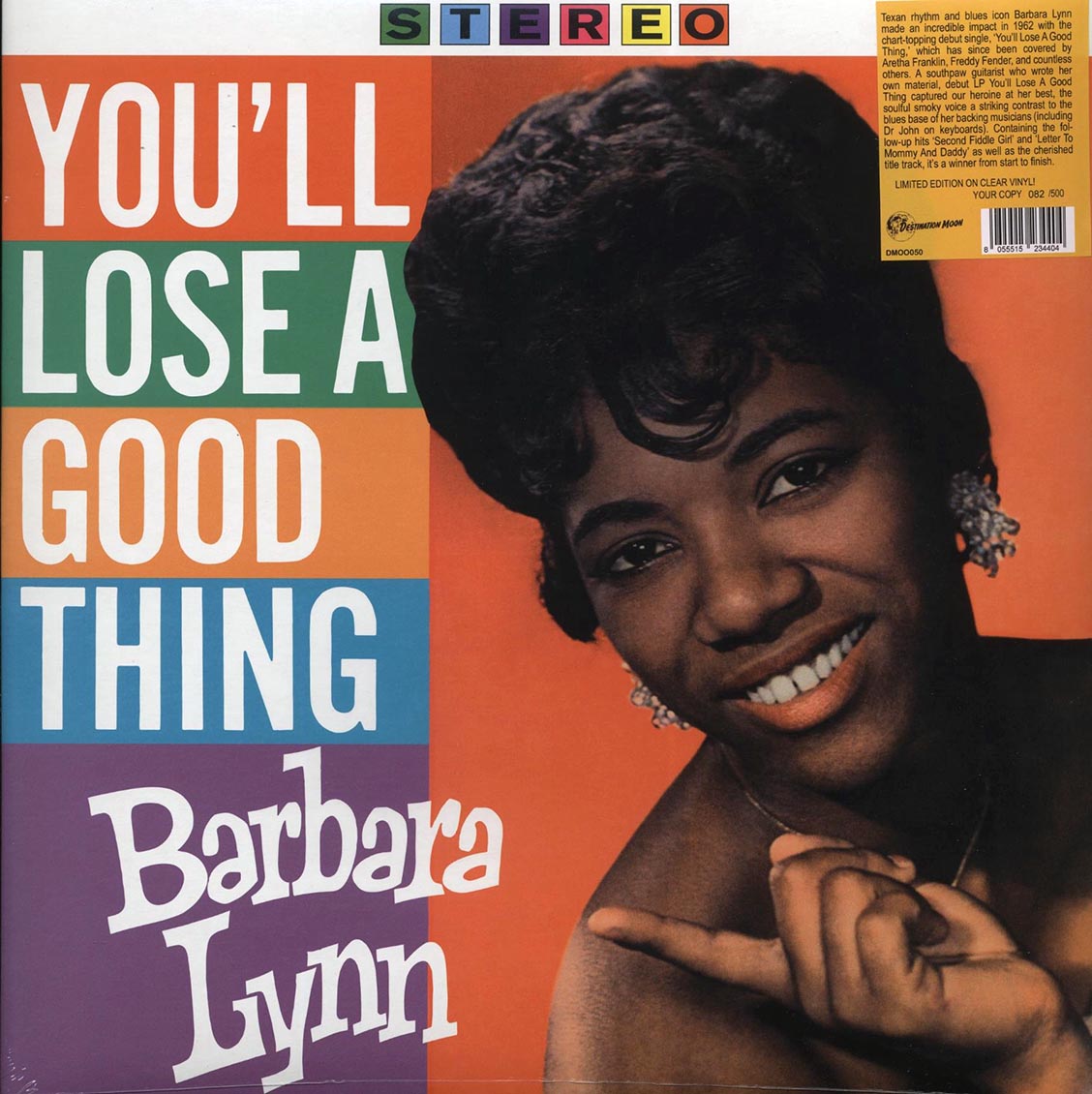 Barbara Lynn - You'll Lose A Good Thing (ltd. 500 copies made) (clear vinyl)