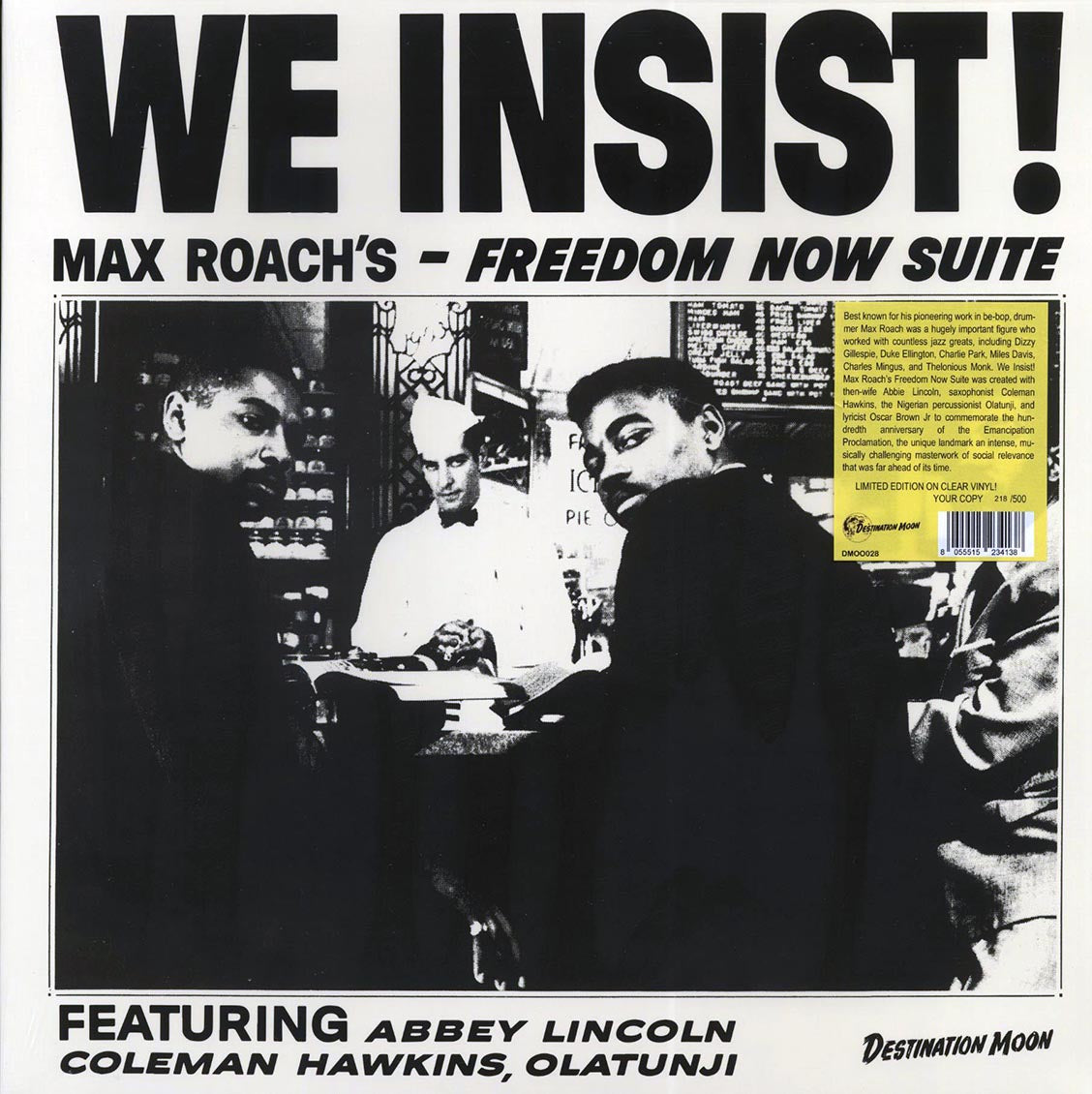 Max Roach - We Insist! Max Roach's Freedom Now Suite (ltd. 500 copies made) (clear vinyl)