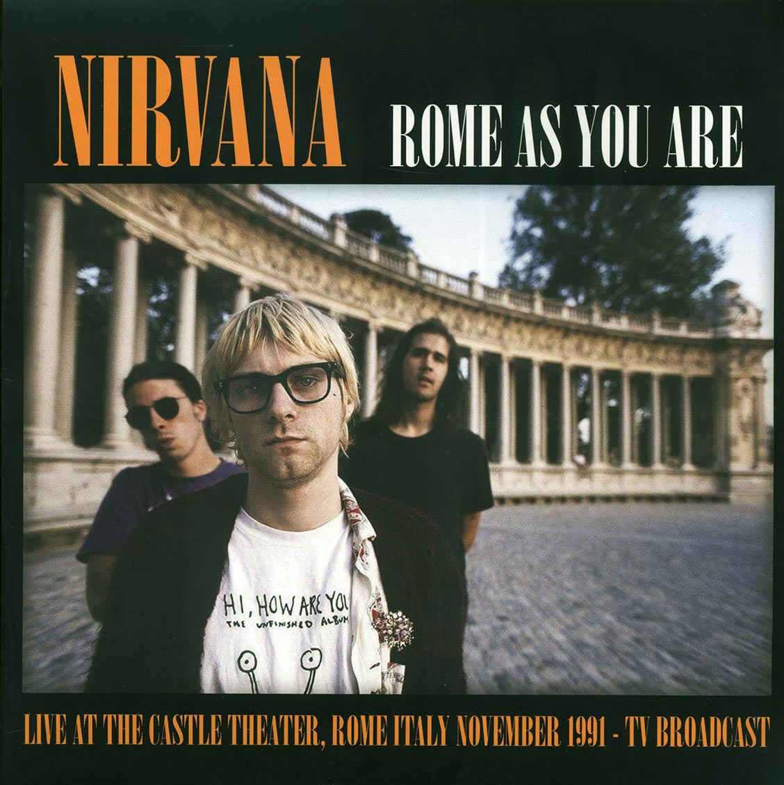 Nirvana - Rome As You Are: Live At The Castle Theatre, Rome, Italy, November 1991 TV Broadcast (ltd. 500 copies made) (pink vinyl)