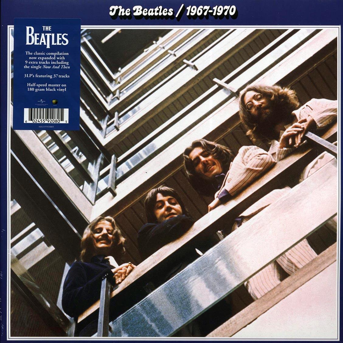 The Beatles - 1967-1970 (The Blue Album) (2023 German Pressing) (+ 10 bonus tracks) (3xLP) (180g) (remastered)