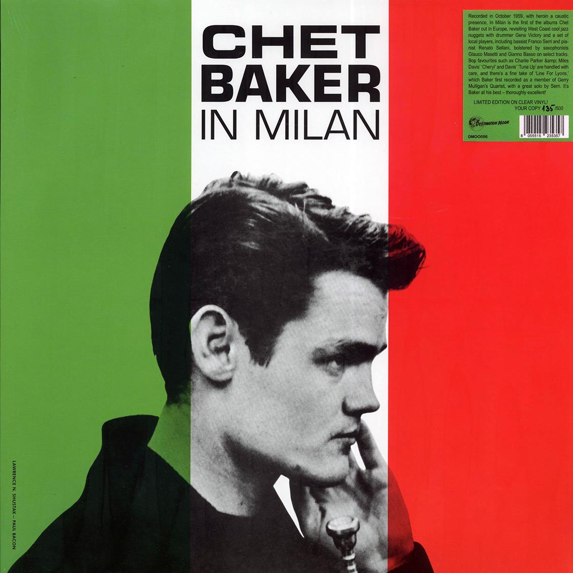 Chet Baker - In Milan (ltd. 500 copies made) (clear vinyl)