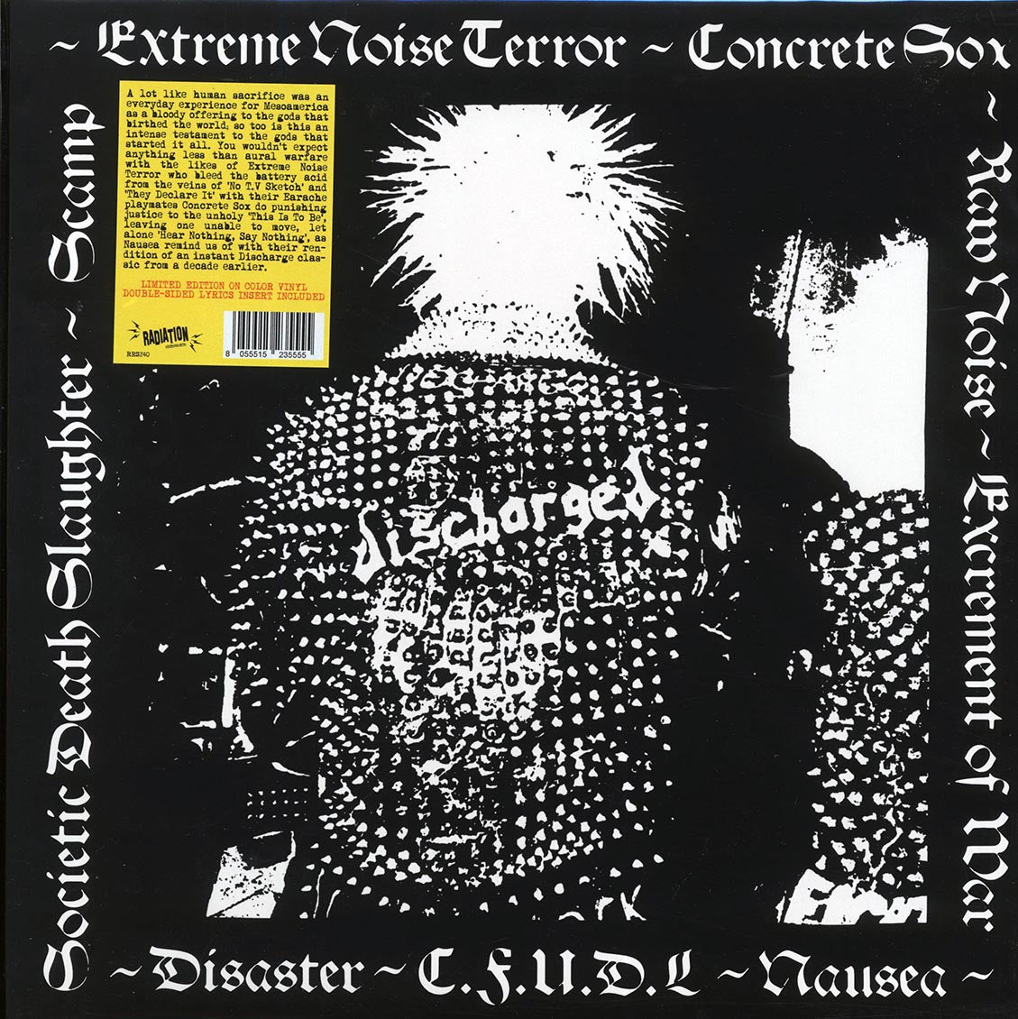 Extreme Noise Terror, Raw Noise, Etc. - Discharged (ltd. ed.) (white vinyl)