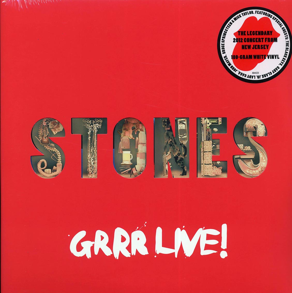 The Rolling Stones - Grrr Live! (die-cut jacket) (ltd. ed.) (3xLP) (180g) (white vinyl)